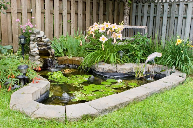 Garden Fountain Installation
